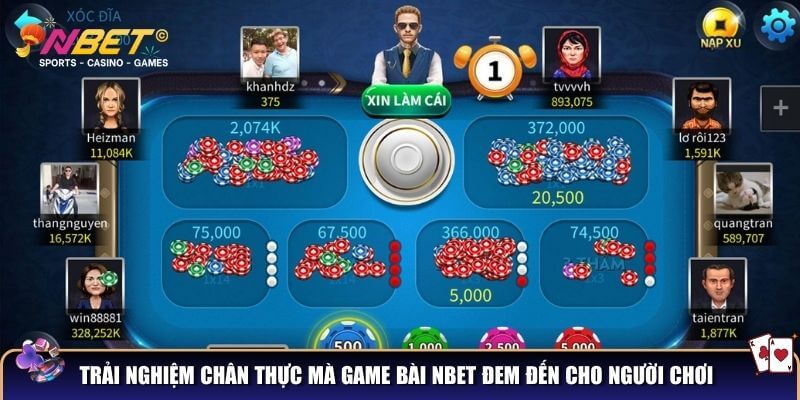 Game bài Nbet đem đến những trải nghiệm mới mẻ