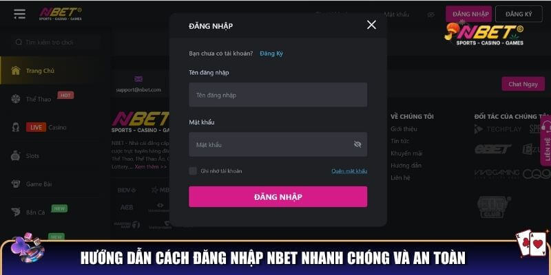 Hướng dẫn cách đăng nhập NBET nhanh chóng và an toàn