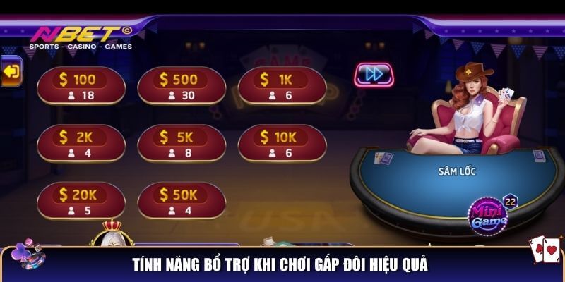 Hướng dẫn cách chơi sâm lốc cơ bản cho người mới 4 Tính năng bổ trợ khi chơi gấp đôi hiệu quả