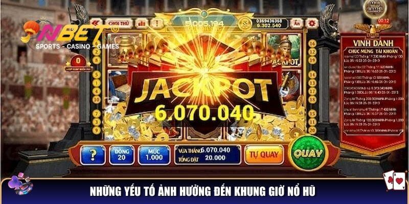 Khung giờ nổ hũ – Bí quyết chọn thời điểm “vàng” để thắng lớn 3 Những yếu tố ảnh hưởng đến khung giờ nổ hũ