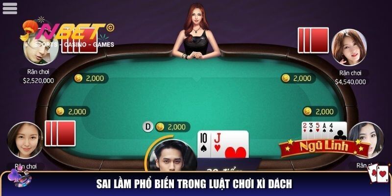 Luật chơi xì dách: Bí quyết chơi để trở thành cao thủ và giành chiến thắng! 4 Sai lầm phổ biến trong luật chơi xì dách